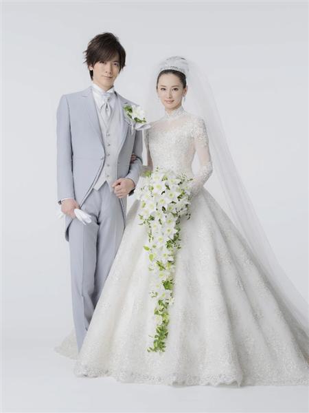 北川景子結婚式　ユーチャリスブーケ